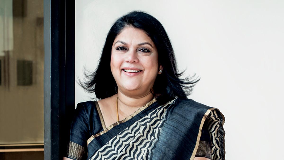 Portrait representing Falguni Nayar, entrepreneur